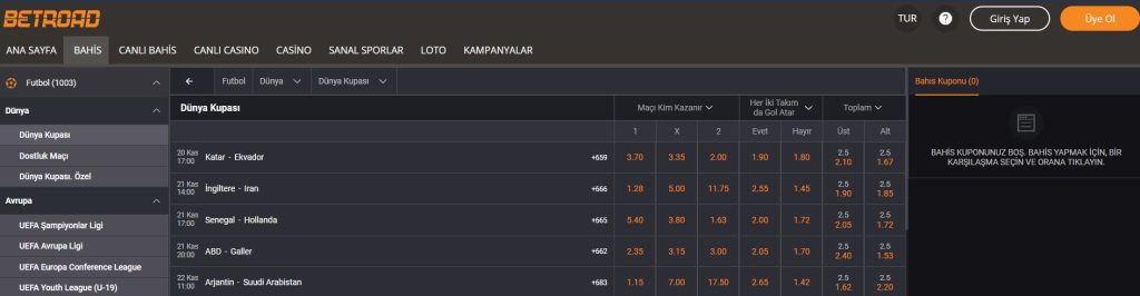 Betroad Dünya Kupası