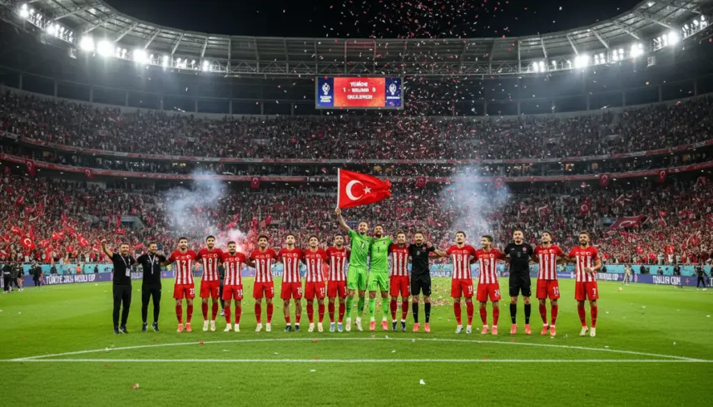 Ay-Yıldızlıların Tarihi Gecesi: Dünya Kupası Bileti Alındı