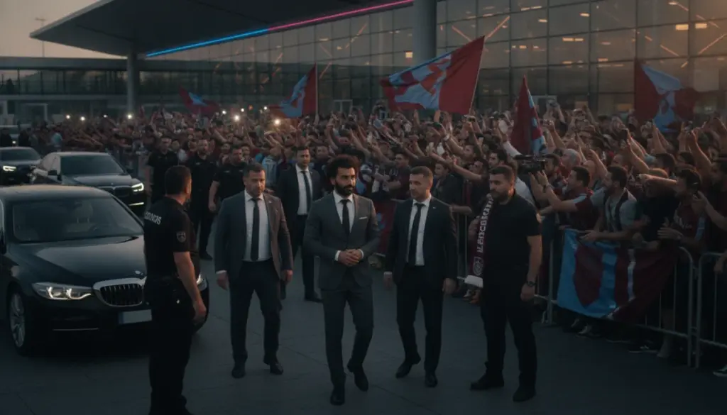 Trabzonspor’un Yeni Yıldızı Salah Şehre Ayak Bastı